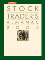 Stock trader almanac 2005 phần 1 pptx