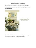 Phong cách sang trọng với màu xanh bạc hà potx