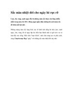 Sắc màu nhiệt đới cho ngày hè rực rỡ pptx