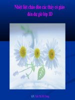 Giáo án điện tử tiểu học: Cây hoa doc