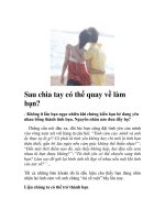 Sau chia tay có thể quay về làm bạn? docx
