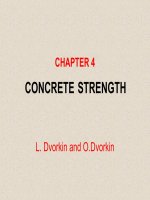 BASICS OF CONCRETE SCIENCE - CHAPTER 4 ppsx