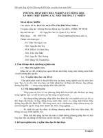 Tóm tắt báo cáo nghiên cứu khoa học 