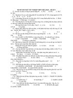 BỘ ĐỀ THI THỬ TỐT NGHIỆP THPT HÓA HỌC - ĐỀ SỐ 3 doc