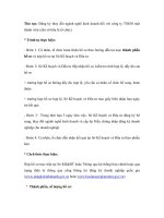 Đăng ký thay đổi ngành nghề kinh doanh đối với công ty TNHH một thành viên (chủ sở hữu là tổ chức) pdf