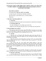 Tóm tắt báo cáo nghiên cứu khoa học 