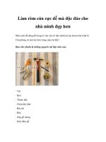 Làm rèm cửa cực dễ mà độc đáo cho nhà mình đẹp hơn potx