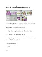 Kẹp tóc xinh xắn mẹ tự làm tặng bé doc