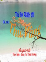 Giáo trình điện tử mầm non: Thu vàng doc