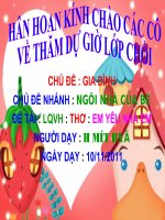 Thơ em yêu nhà em ppsx