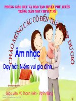 Dạy hát niềm vui gia đình docx