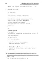 Lập trình C trong kỹ thuật điện tử part 3 docx