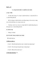 Bài 32 – 33 VA CHẠM ĐÀN HỒI VÀ KHÔNG ĐÀN HỒI pps