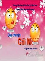 Giáo trình điện tử mầm non: Chuyện cái mõm ppsx