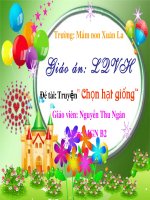 Giáo trình điện tử mầm non: Mùa xuân ppsx