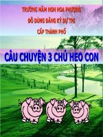 Giáo trình điện tử mầm non: Ba chú heo con ppsx