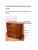 Tủ cũ biến thành tủ mới dưới bàn tay tài hoa của bố ppsx