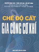Chế độ cắt gia công cơ khí part 1 potx