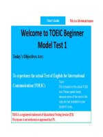 toeic beginner test1