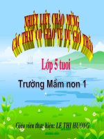 Giáo trình điện tử mầm non: Ngày hội của các đám mây doc