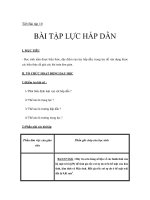 Tiết Bài tập 10 BÀI TẬP LỰC HẤP DẪN ppsx