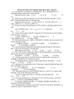BỘ ĐỀ THI THỬ TỐT NGHIỆP THPT HÓA HỌC - ĐỀ SỐ 8 pptx