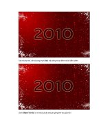 Giáo trình photoshop: Hướng dẫn kỹ thuật tạo brush và làm sáng nền ảnh phần 2 pps