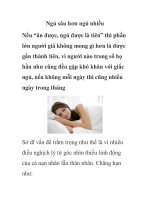 Ngủ sâu hơn ngủ nhiều pptx