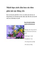 Mách bạn cách cắm hoa cúc đơn giản mà cực đáng yêu pdf