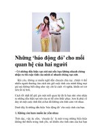 Những ‘báo động đỏ’ cho mối quan hệ của hai người pptx
