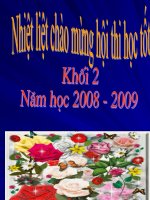 Giáo án điện tử tiểu học: Tiếng việt lớp 2 pdf