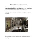 Phòng khách gần gũi và sang trọng với nâu trầm pptx