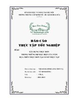 Xây dựng thực đơn trong những dịp đặc biệt của năm tại Nhà hàng Đình Làng Thủy Tạ