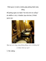 Thói quen vệ sinh cá nhân giúp phòng bệnh mùa đông docx