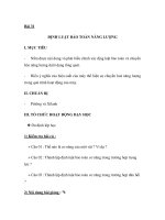 Bài 31 ĐỊNH LUẬT BẢO TOÀN NĂNG LƯỢNG pps