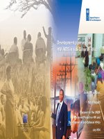 Development planning and hivaids in sub saharan africa phần 1 ppt