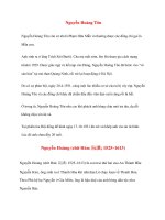 Danh nhân lịch sử: Nguyễn Hoàng Tôn pptx