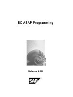 BC ABAP Programming PHẦN 1 pptx