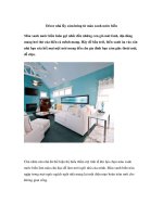 Décor nhà lấy cảm hứng từ màu xanh nước biển ppt