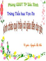 Giáo án điện tử tiểu học: Tập đọc vầng ăng, âng ppsx