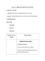 Bài 46-47: ĐỊNH LUẬT BẢO TOÀN CƠ NĂNG potx