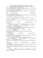 BỘ ĐỀ THI THỬ TỐT NGHIỆP THPT HÓA HỌC - ĐỀ SỐ 5 ppsx