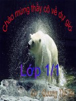 Giáo trình điện tử tiểu học: Tô màu tranh dân gian ppt