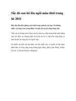 Sắc đỏ san hô lên ngôi mùa thời trang hè 2011 ppsx