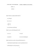 CÂU HỎI TRẮC NGHIỆM - VẬT LÝ - TRƯỜNG THPT – BC TRẦN BÌNH TRỌNG pdf