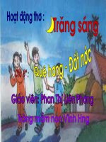 Giáo trình điện tử mầm non: Thơ trăng sáng potx