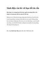 Sành điệu vào hè với họa tiết da rắn pdf