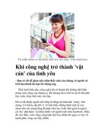 Khi công nghệ trở thành ''''vật cản'''' của tình yêu doc