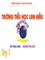 Giáo án điện tử tiểu học: Tập đọc nhắn tin ppsx