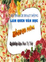 Giáo trình điện tử mầm non: Bé tập qua đường potx